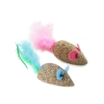 Wonder Cat Juguete Raton Catnip con plumas