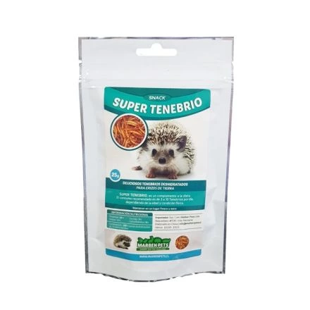 Super Tenebrios Deshidratados para Erizo 25gr