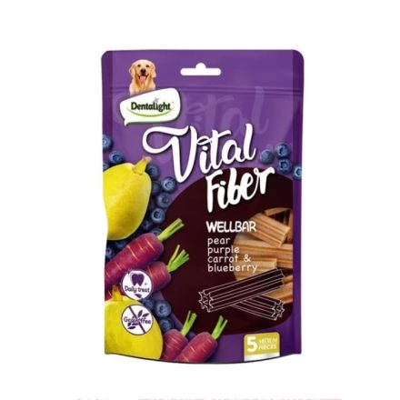 Dentalight Snack Barras de Pera, zanahoria morada, arandano para perros