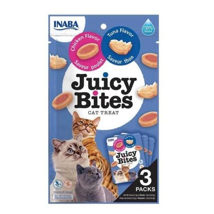 Inaba Juicy Bites Sabor Pollo Y Atún