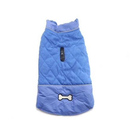 Parka Reversible Azul para perros