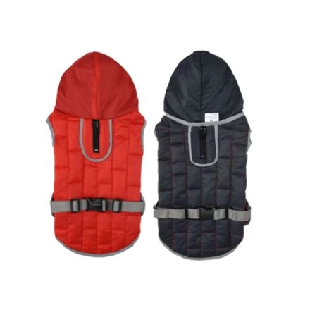 Parka Reversible Roja para perros