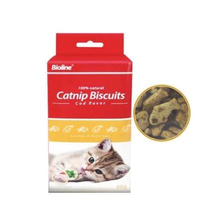 Bioline Galletas de Catnip y Bacalao