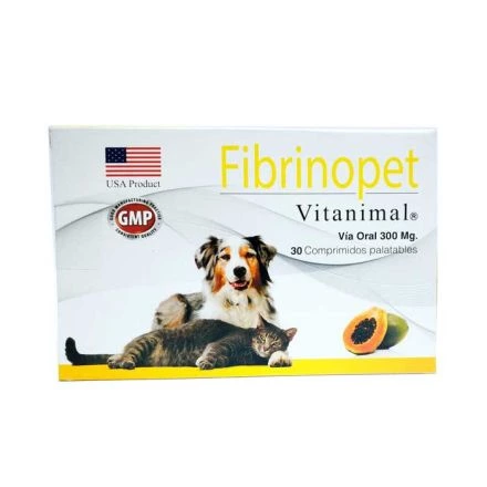 Fibrinopet suplemento nutricional 30 comp. - 300MG