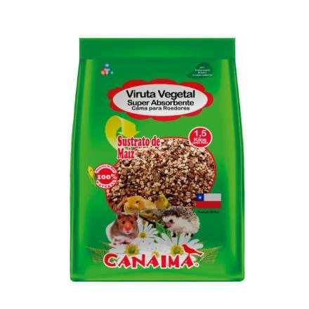 Viruta vegetal 100% natural de sustrato de choclo, que permite mantener un hábitat limpio y acogedor para su mascota. Controla olores de forma natural, sin aromatizantes. De alta absorción y fácil limpieza. Mayor rendimiento y durabilidad.